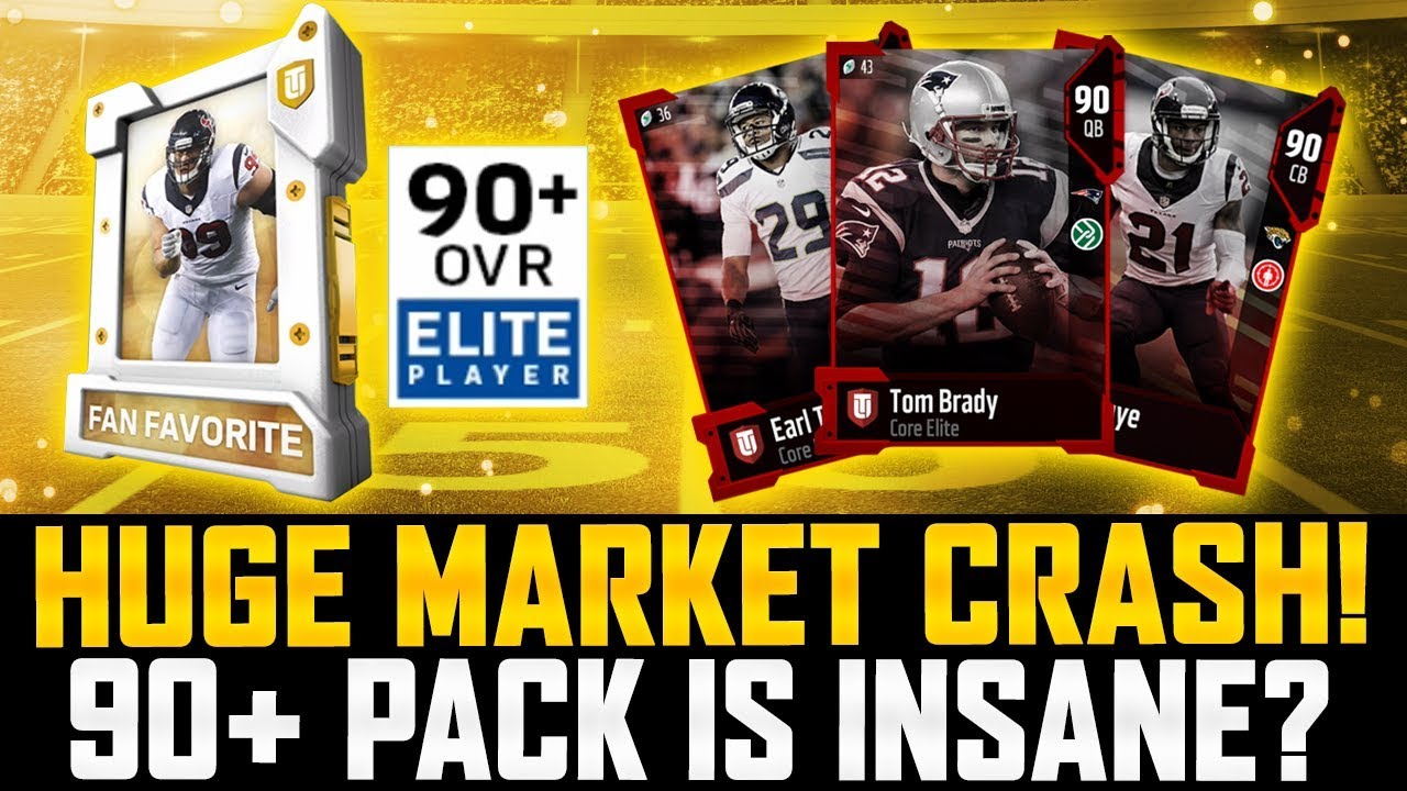 HUGE MARKET CRASH! | 90+ FAN FAVORITE PACK IS CRAZY? | INSANE PULL WOW!