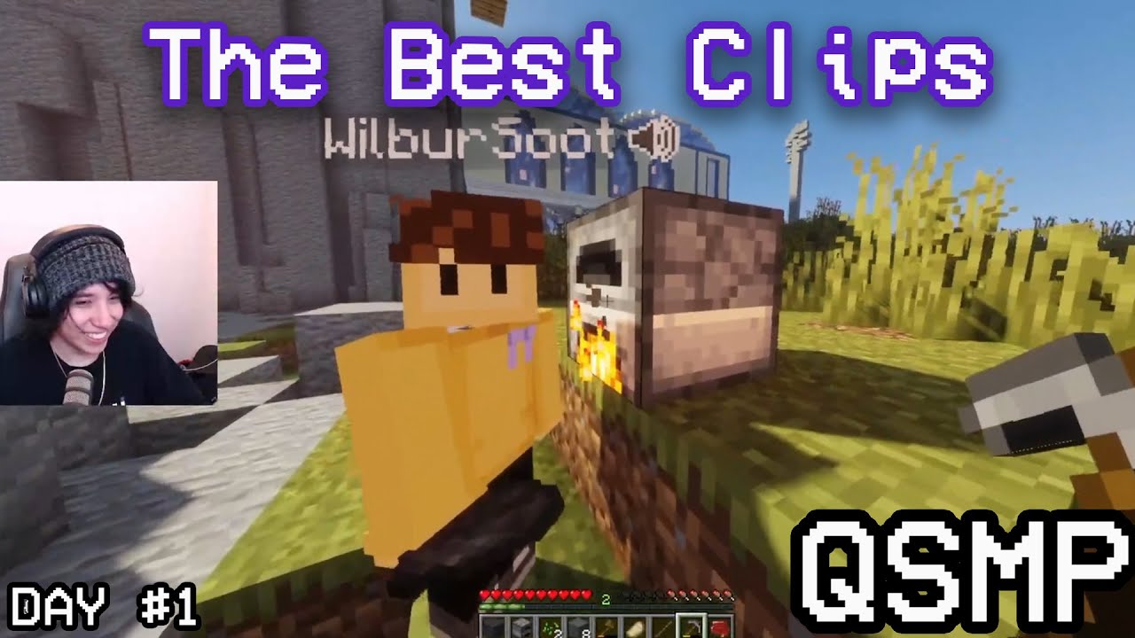 QSMP - All the Funniest Moments from FIRST DAY Edited & Cut down! (Quackity POV)