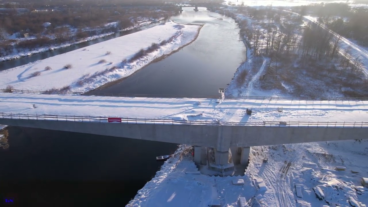 Budowa mostu SAG - 19.12 Ostatni segment ❄️ EAZ bridge under construction 15 Dec update 🌨️❄️☃️🌨️❄️