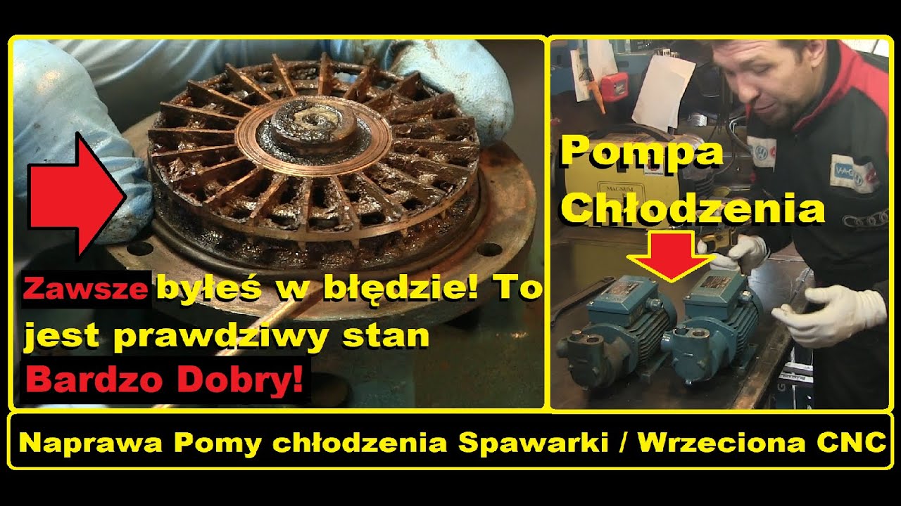 Naprawa Pompy do Spawarki / Wrzeciona / Lasera /nagrzewnicy indukcyjnej itp.