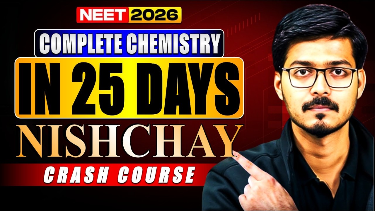 Nischaya Chemistry Crash Course 🔥 | Complete Plan & Strategy Revealed! #neet2026 #chemistry