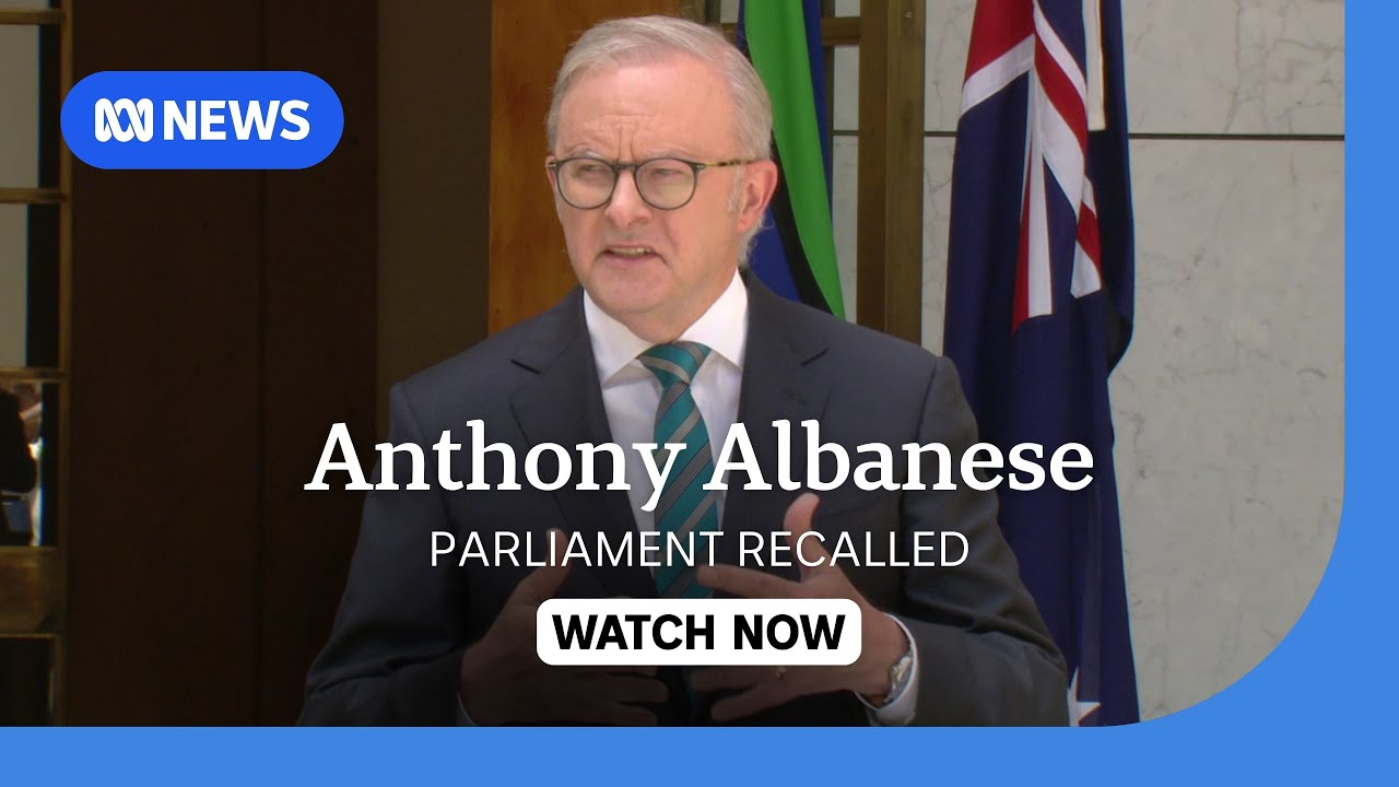 IN FULL: Anthony Albanese recalls parliament to debate hate speech laws | ABC NEWS