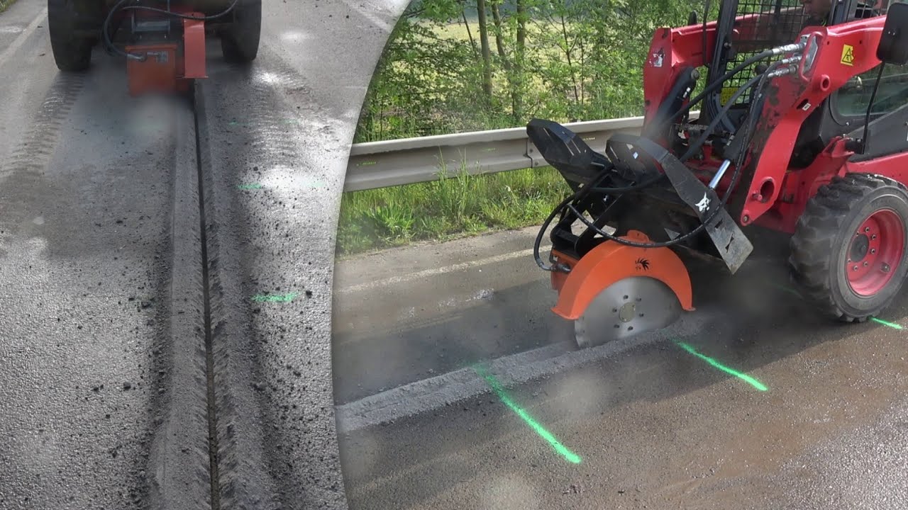 Rapid micro-trenching with OmniCut on skidsteer