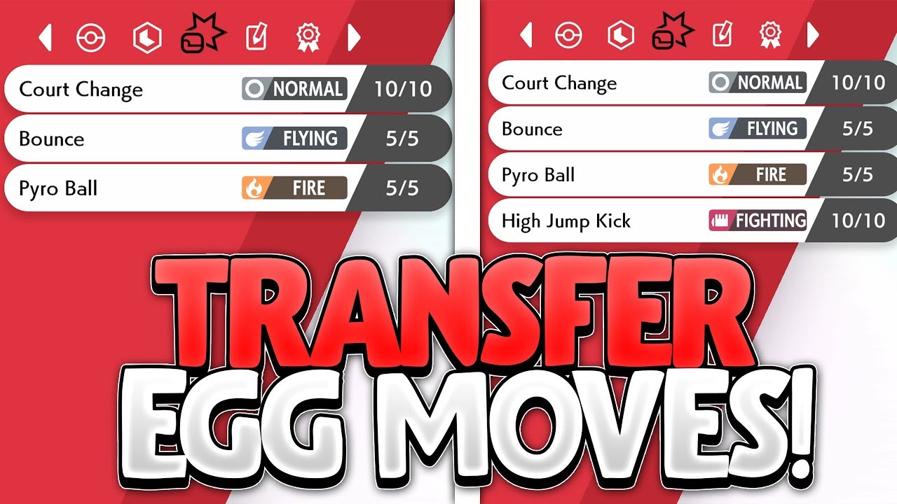 How To Transfer Egg Moves Between Parents! | Pokemon Sword And Shield