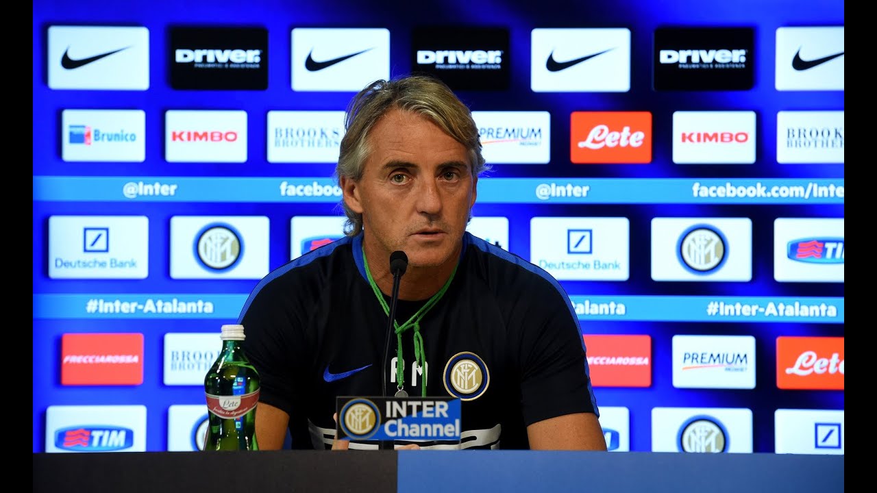 Live! Conferenza stampa Mancini prima di Inter-Milan 12.9.2015 16.00CEST