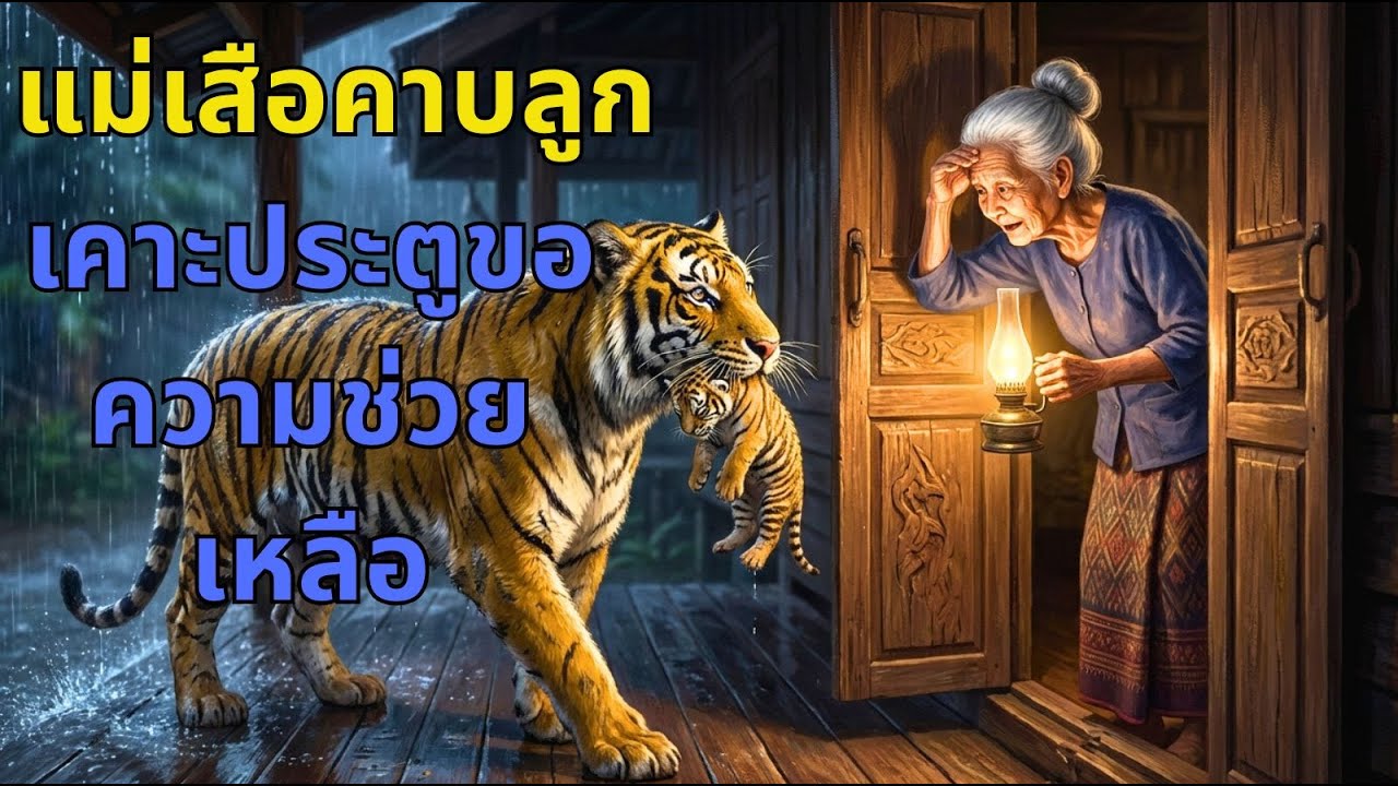 แม่เสือคาบลูกเสือ มาหาหญิงใจดี