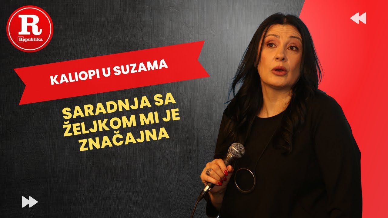 Kaliopi u suzama progovorila o saradnji sa Željkom Saradžićem