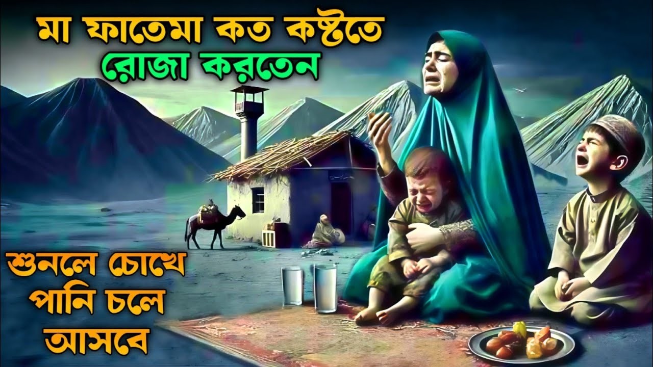 রমজান মাসে মা ফাতেমা কতো কষ্টে রোজা রাখতেন 🤲😭দেখলে আপনিও কেঁদে ফেলবেন 😭মা ফাতেমা দেখুন