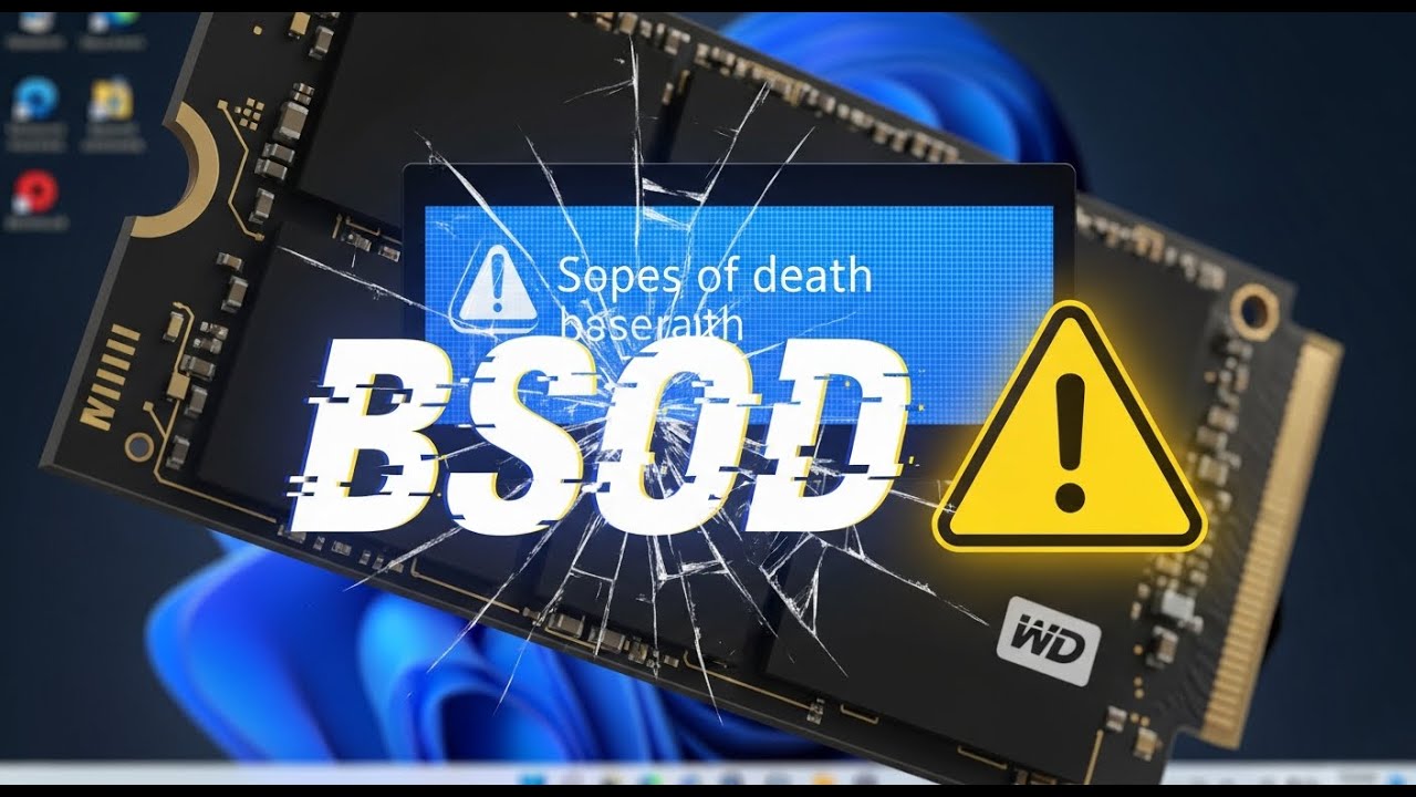 Исправление проблем BSOD Windows 11 24H2 с твердотельными накопителями WD ⚠️ BSOD NVME SSD