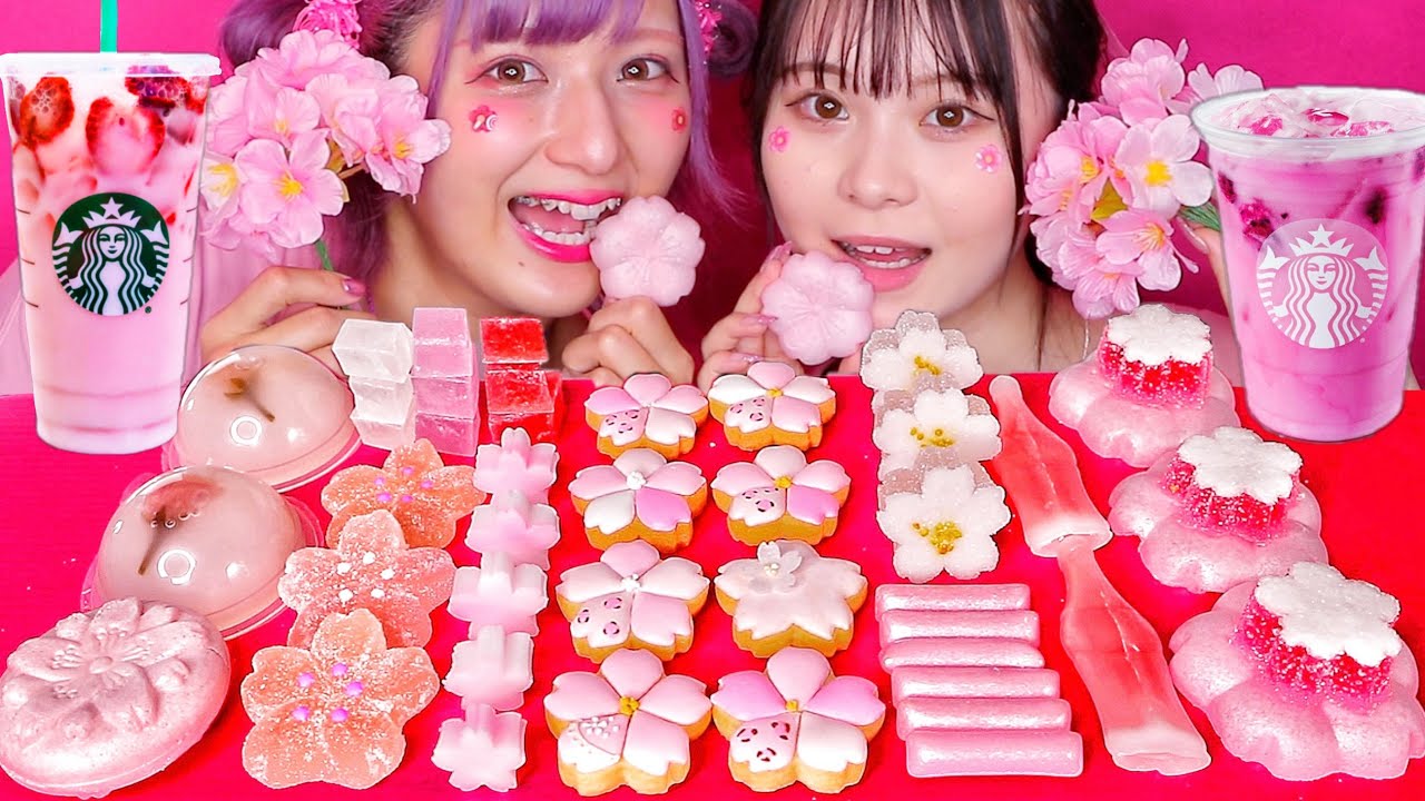 【モッパン】桜を食べる🌸 / さくらちゃんコラボ