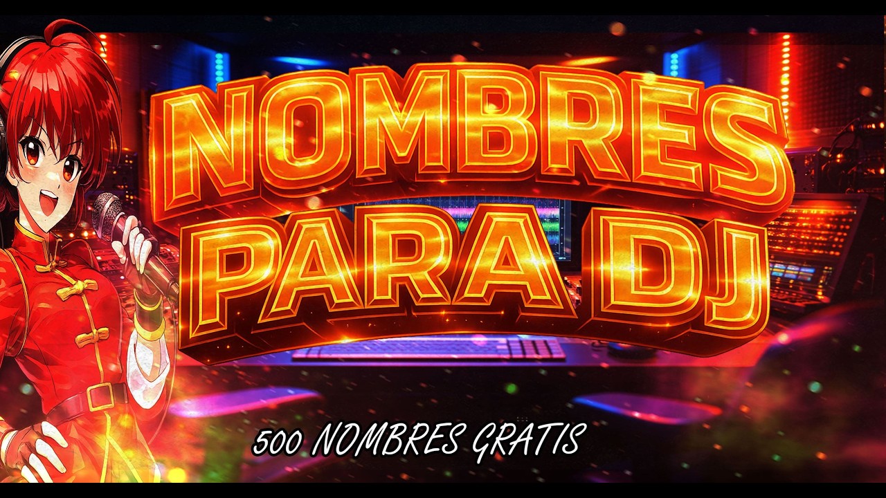 🔥 MEGAPACK +500 NOMBRES DE DJ 🎧 Pisadores Profesionales GRATIS Listos Para Sonar 2026