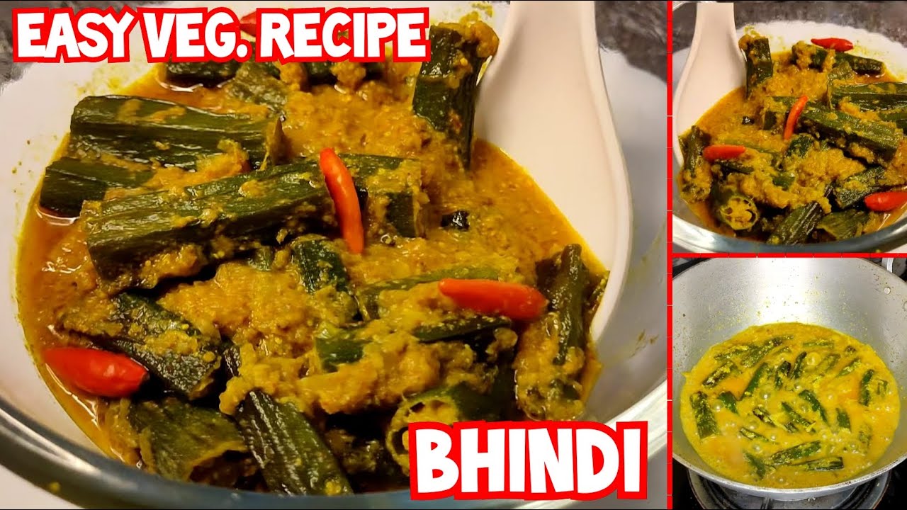 LADIES FINGER with MUSTARD SEED || Bhindi || Okra || Assamese || sinaki