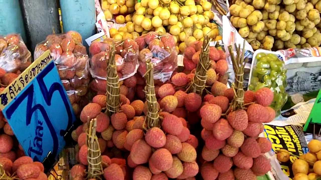 Thai Street fruit Vendors Bangkok