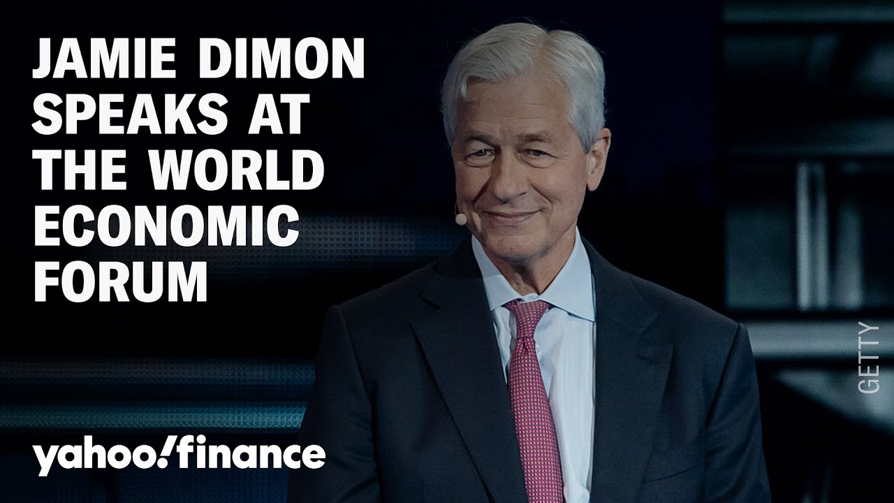 LIVE: JPMorgan Chase CEO Jamie Dimon delivers remarks at the World Economic Forum
