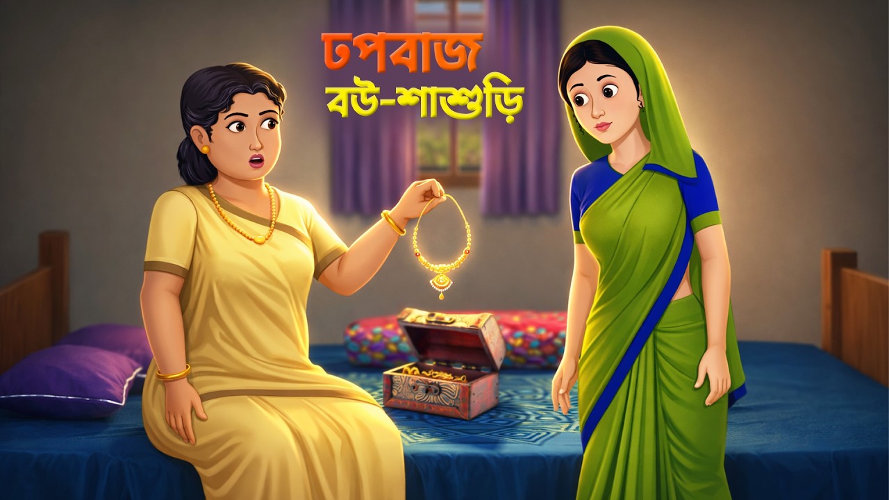 ঢপবাজ বউ-শাশুড়ি | Bangla Natok | Bengali Family Drama | Golpo Konna Cartoon