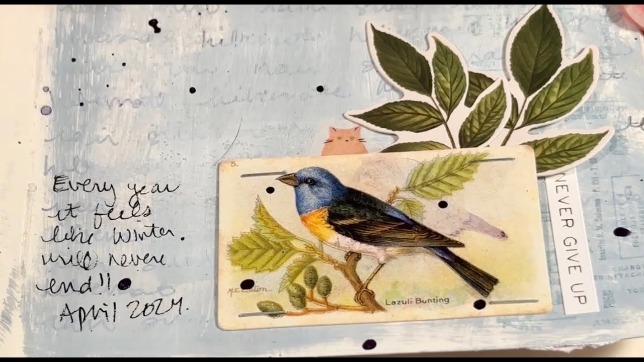 Art Journaling the Winter Away