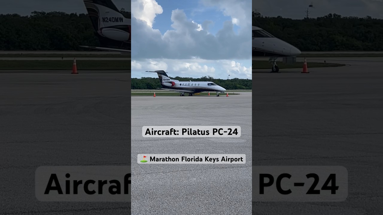 Private Jets at Marathon Florida Keys Airport #shorts