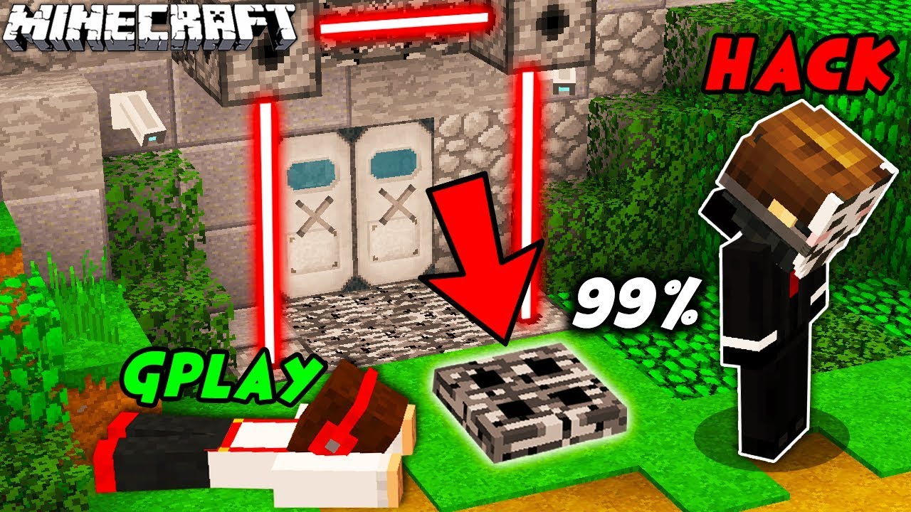 99% HAKER&Oacute;W NIE WIDZI BEDROCKOWEJ KLAPY || GPLAY TROLLUJE HAKERA W MINECRAFT?!
