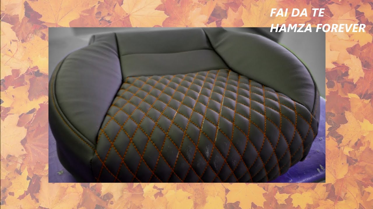 COME SI FA UN SEDILE D'AUTO... fai da te