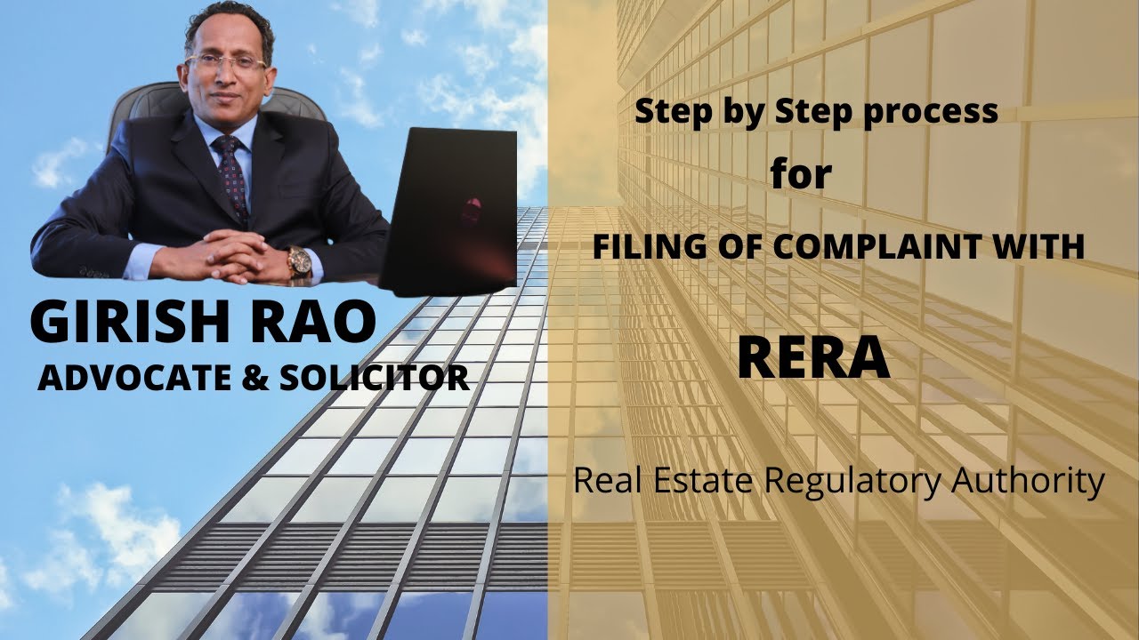 Step by Step process for filing complaint with RERA