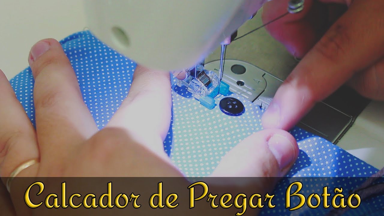 Como Pregar Botão na Máquina de Costura