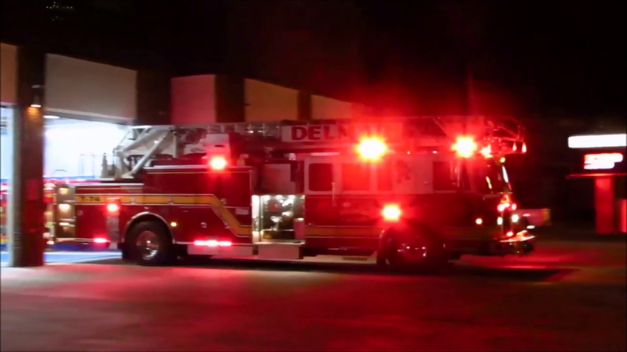 Delmar Truck 74 responds to Fire Box 14-4