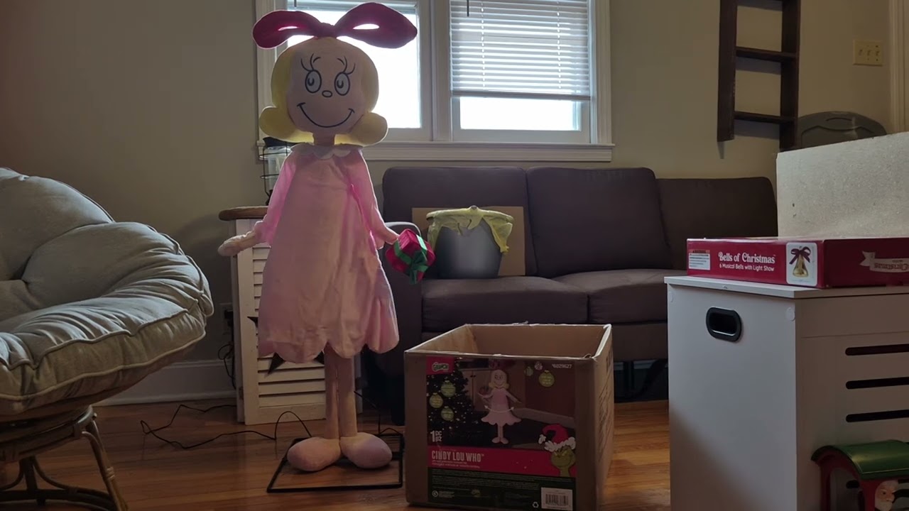 Gemmy Animated Life Size Christmas Cindy Lou Who (Lowe's, 2025) 