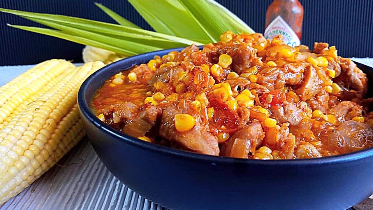 КАК СДЕЛАТЬ ИЗВЕСТНУЮ КУРИЦУ С ЗЕЛЕНОЙ КУКУРУЗКОЙ - ПРОСТОЙ И БЫСТРЫЙ РЕЦЕПТ