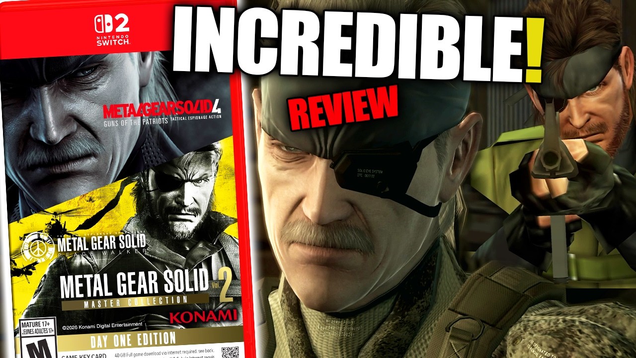 Metal Gear Solid Master Collection Vol 2 On Nintendo Switch 2 Is INCREDIBLE | REVIEW