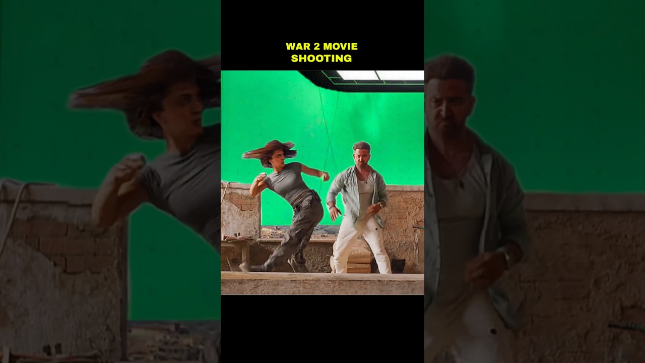 War 2 Movie Shooting | War 2 Movie #war2 #movie #bts #Shorts