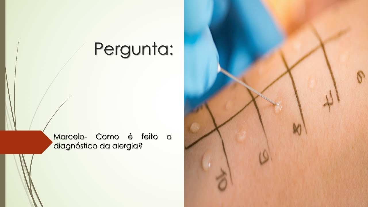 Como é feito o diagnóstico da alergia?