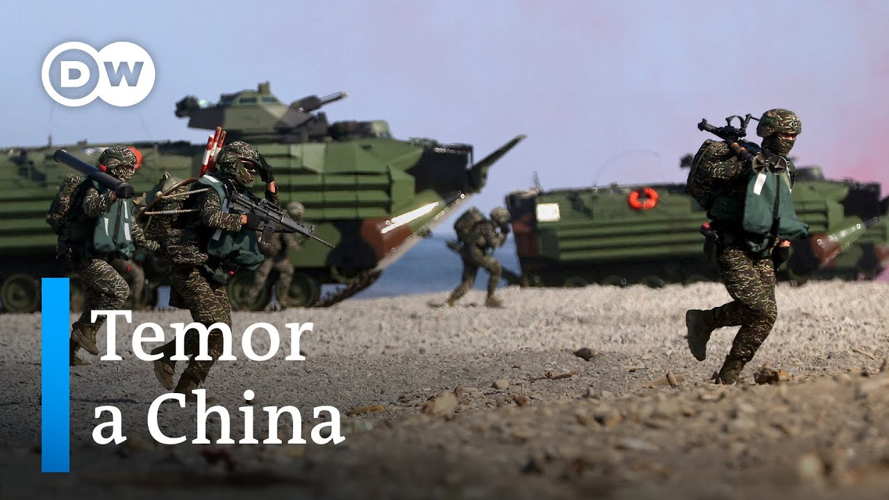 Taiwán realiza maniobras militares ante un posible ataque de Pekín