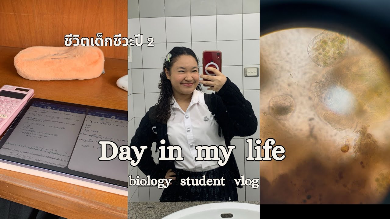 ชีวิตเด็กชีวะปี 2 หนึ่งวันเป็นยังไง? | Day in my life 🧬