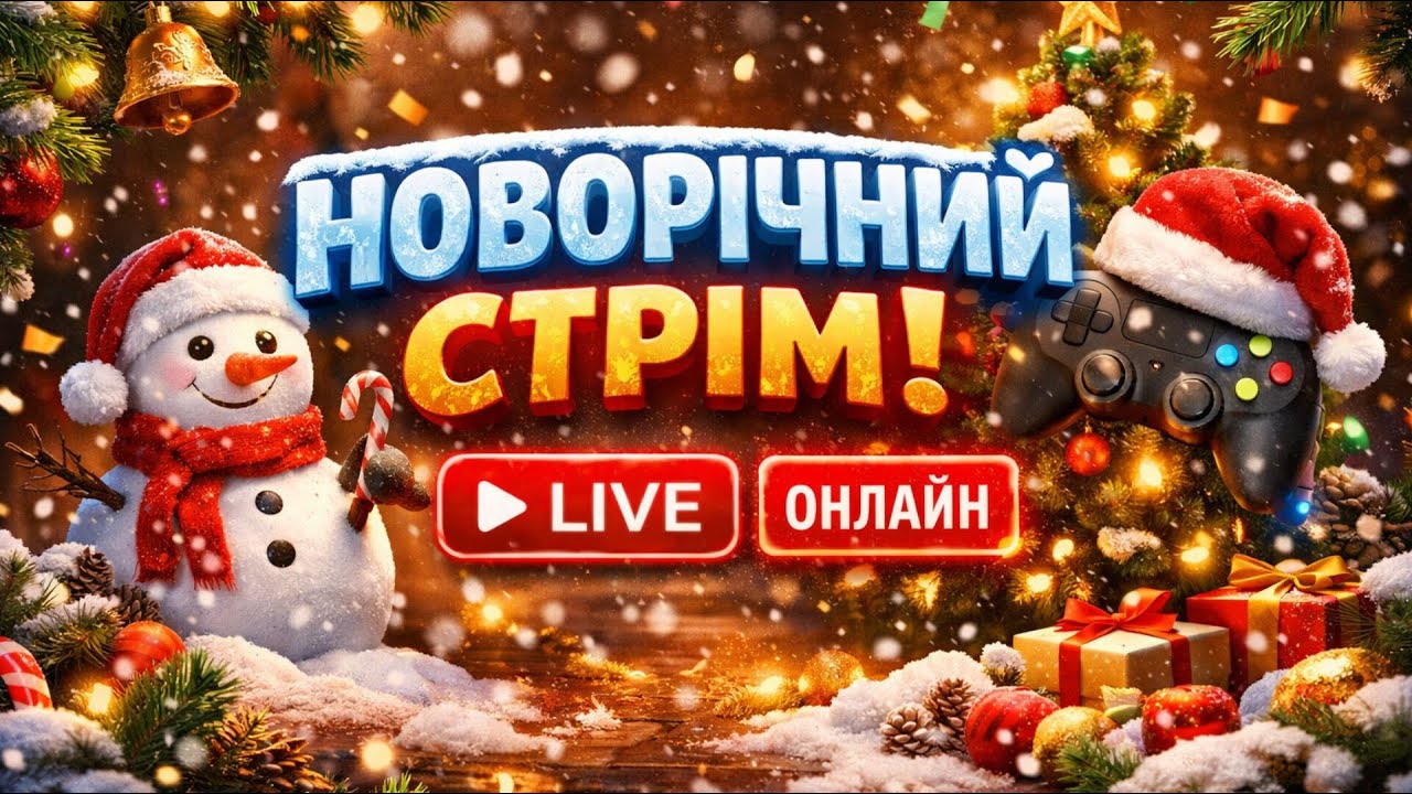 НОВОРІЧНИЙ СТРІМ 🎄🔥 Граємо, спілкуємось і ловимо вайб!
