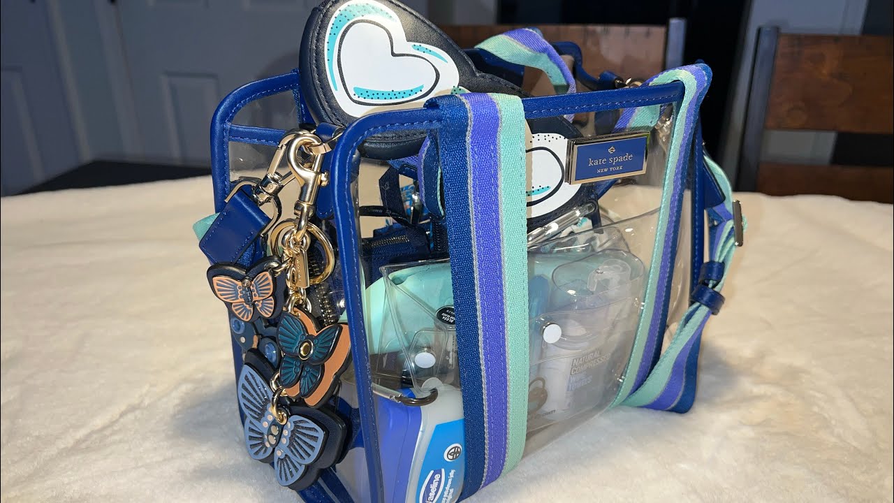 What's in my Kate Spade see-through Sam Bag?! WIMB! Clear Bag!