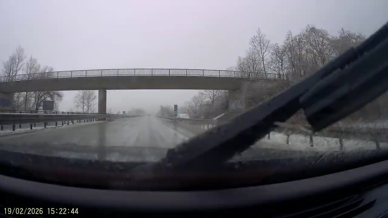 SNOW DRIVING IN GERMANY / OBERAU -- BAD TÖLZ  2/10  #road #travel #roadtrip #germany #traffic