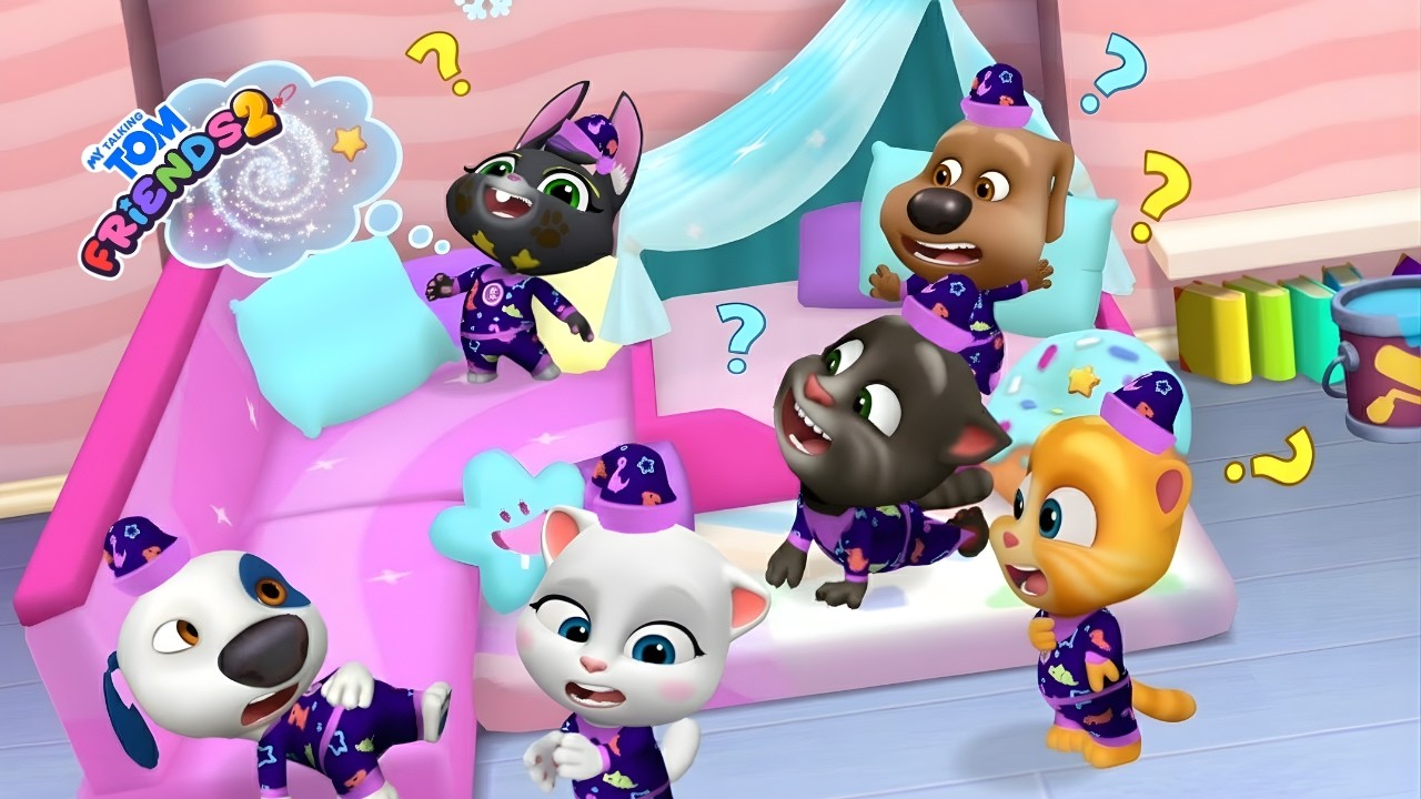 Pajamas Party Mystery | Talking Tom & Friends