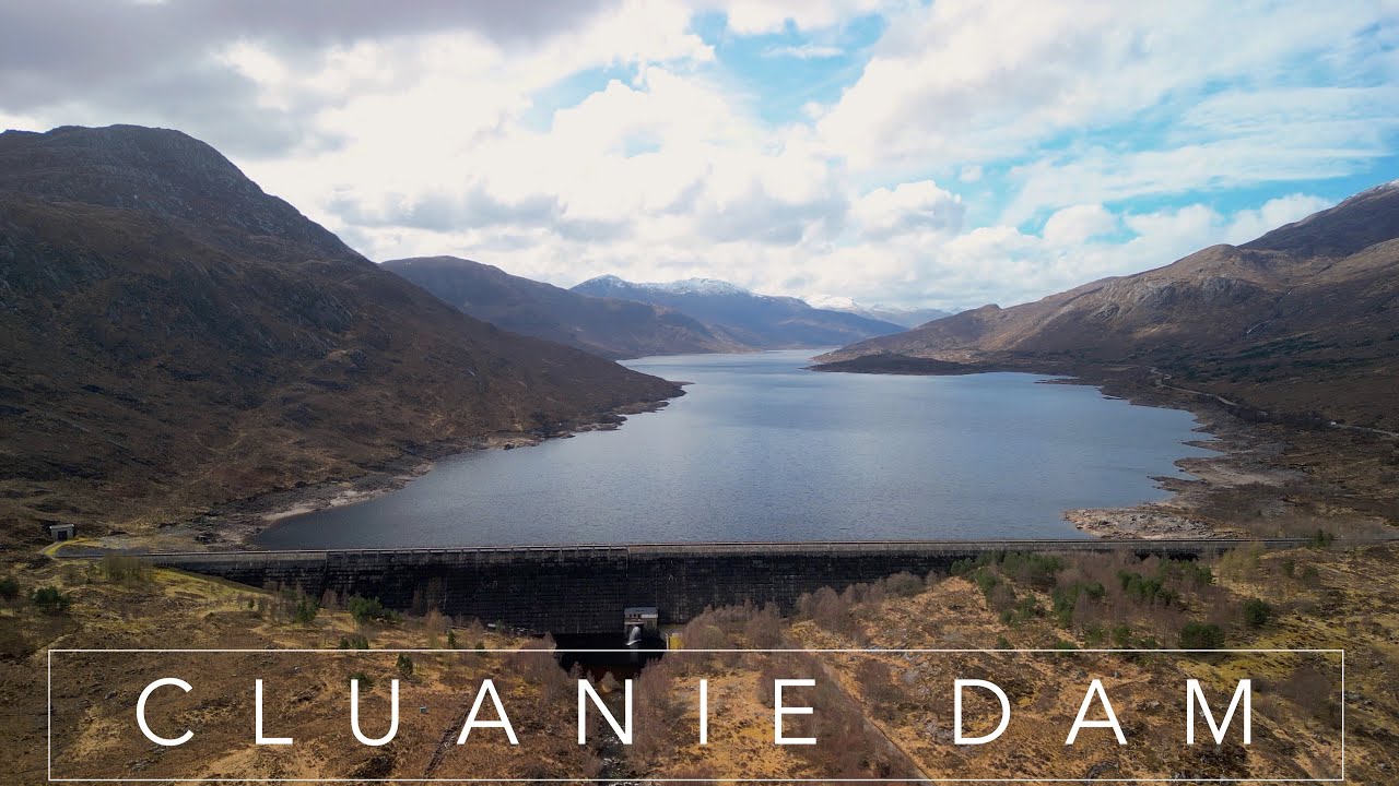 Cluanie Dam - Scottish Highlands (DJI Mini 3 Pro Footage) 4K