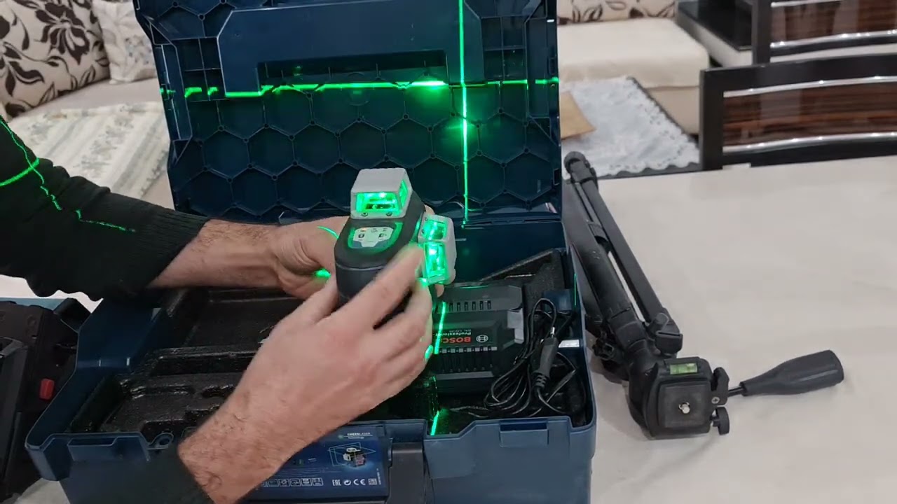 Lazer terazi kullanımı Bosch GLL 3-80 KUTU AÇILIMI