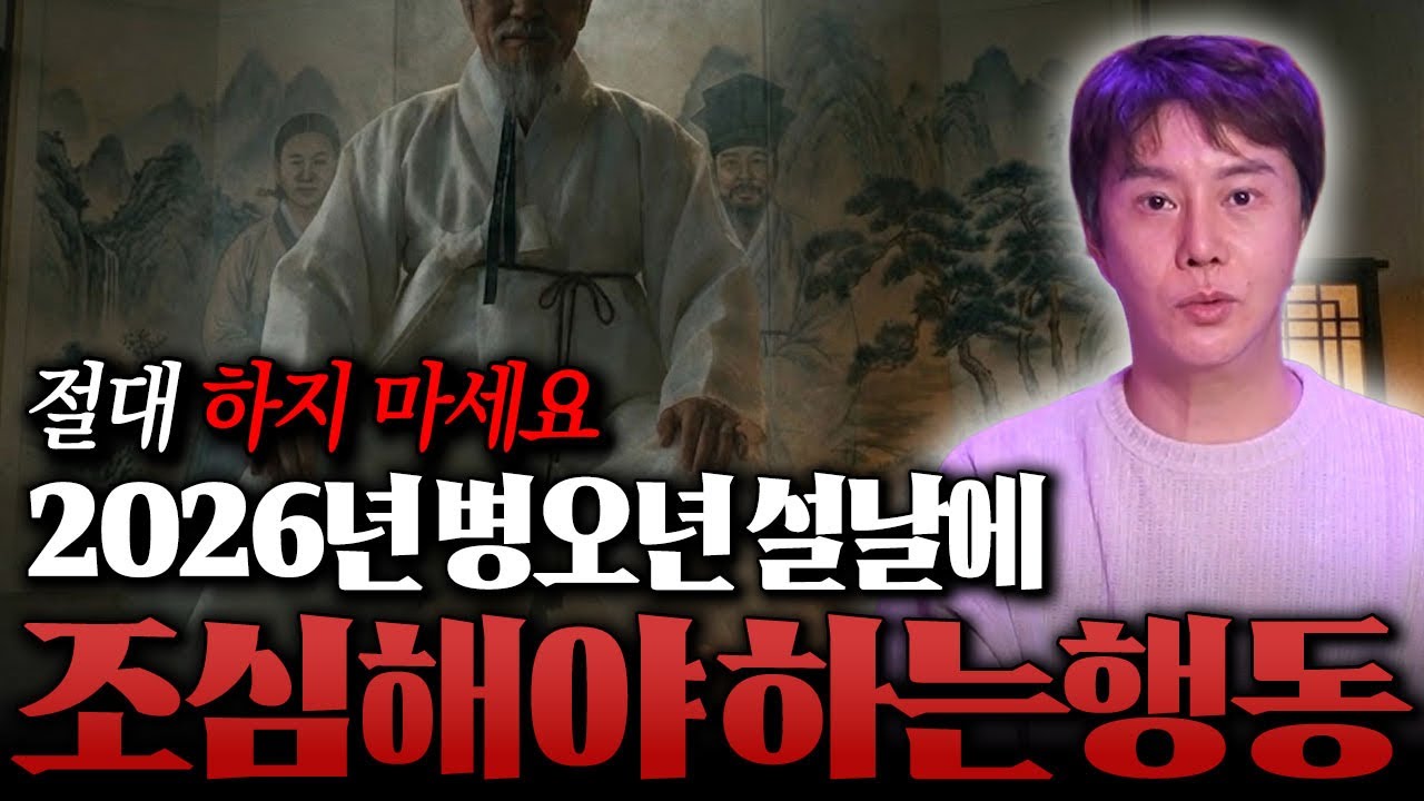 💥병오년 설날에 조심해야하는 것💥 절대 하지마세요 ! 새해 대운맞이 필요하신분들 필수시청 !