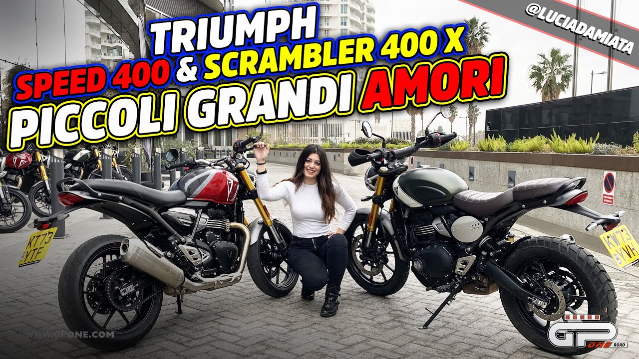 PROVA Triumph Speed 400 e Scrambler 400 X: piccoli grandi amori