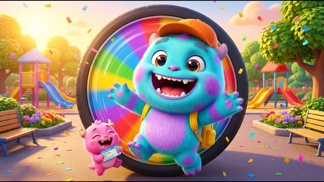Busfahren mit Toto das Monster 🚍 Fröhliches Kinderlied auf Deutsch
