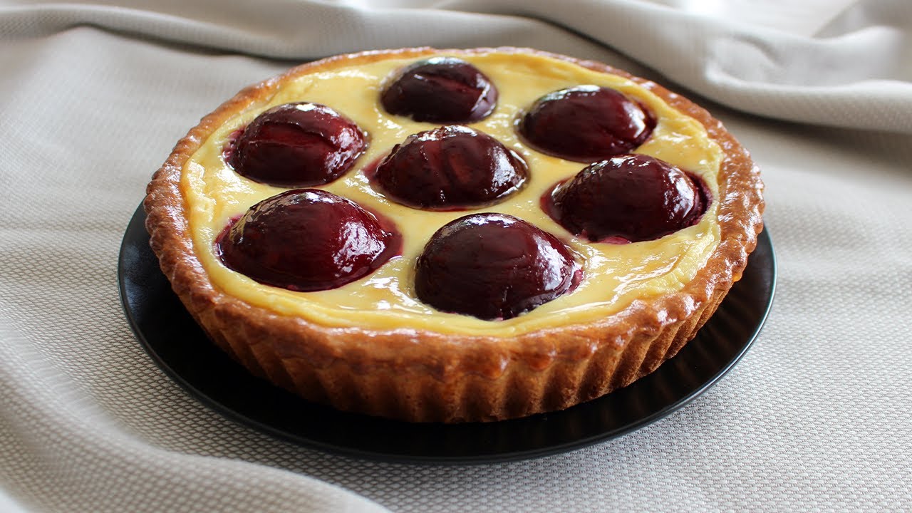 Tarte briochée aux prunes