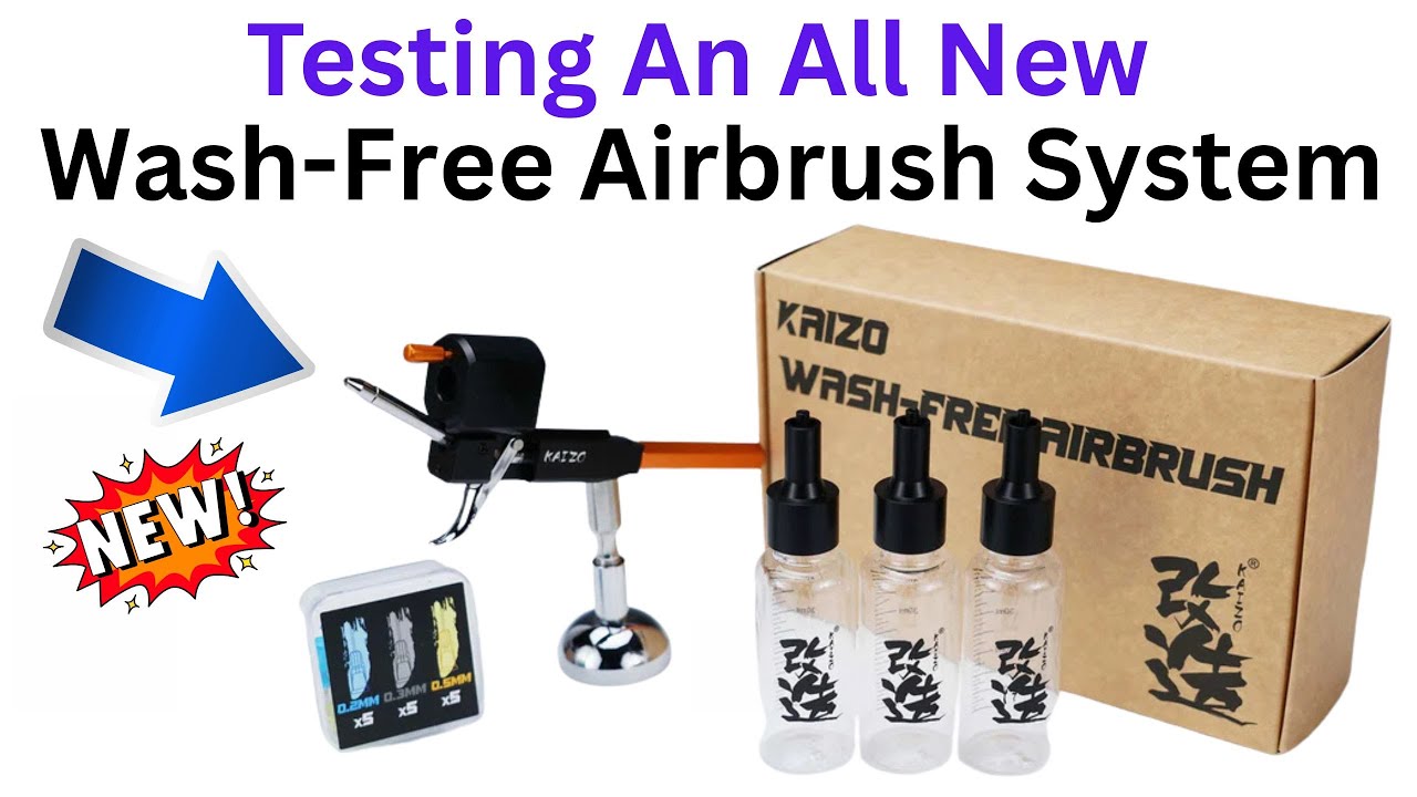 Testing An All New Wash Free Airbrush System