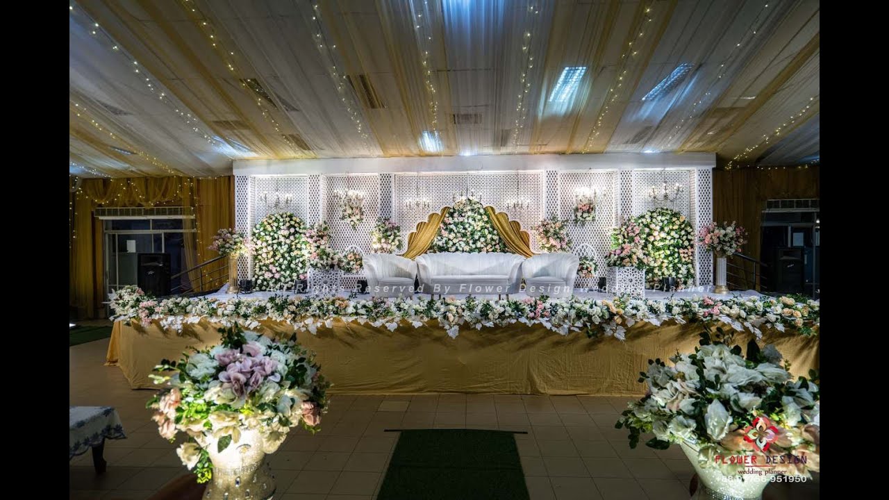 Dhaka Ladies Club - Wedding Ceremony - Decorated by: Flower Design Wedding