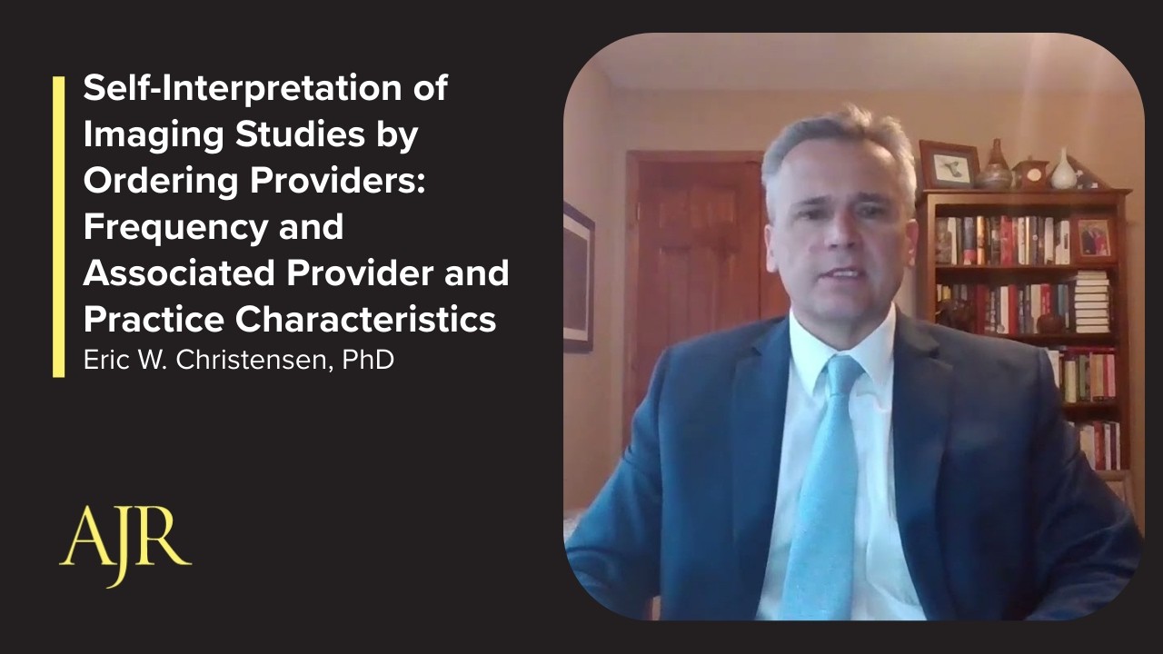Self-Interpretation of Imaging Studies by Ordering Providers