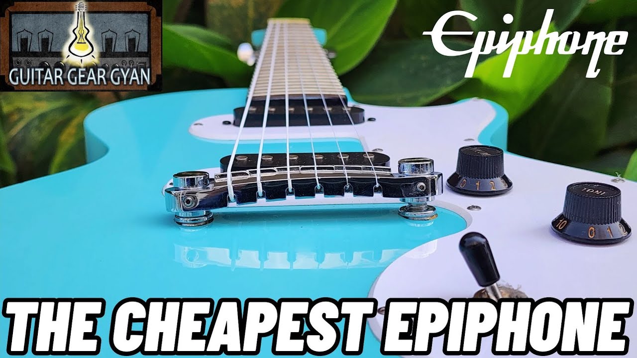 Epiphone Les Paul SL Electric Guitar in Pacific Blue