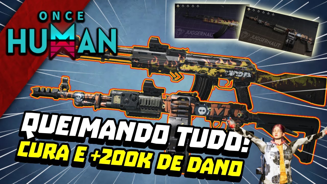 KAM CRANK e KVD BOOM! BOOM! Fogo que cura, dano insano de burn por segundo! - Once Human dicas