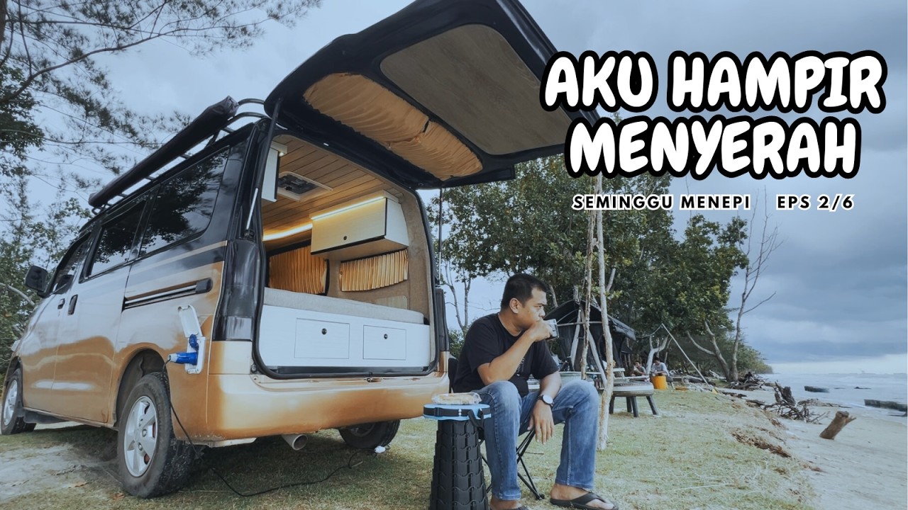Aku Hampir Menyerah Setelah Sakit… Camping Sendiri Lagi Naik Campervan | Seminggu Menepi Ep.2