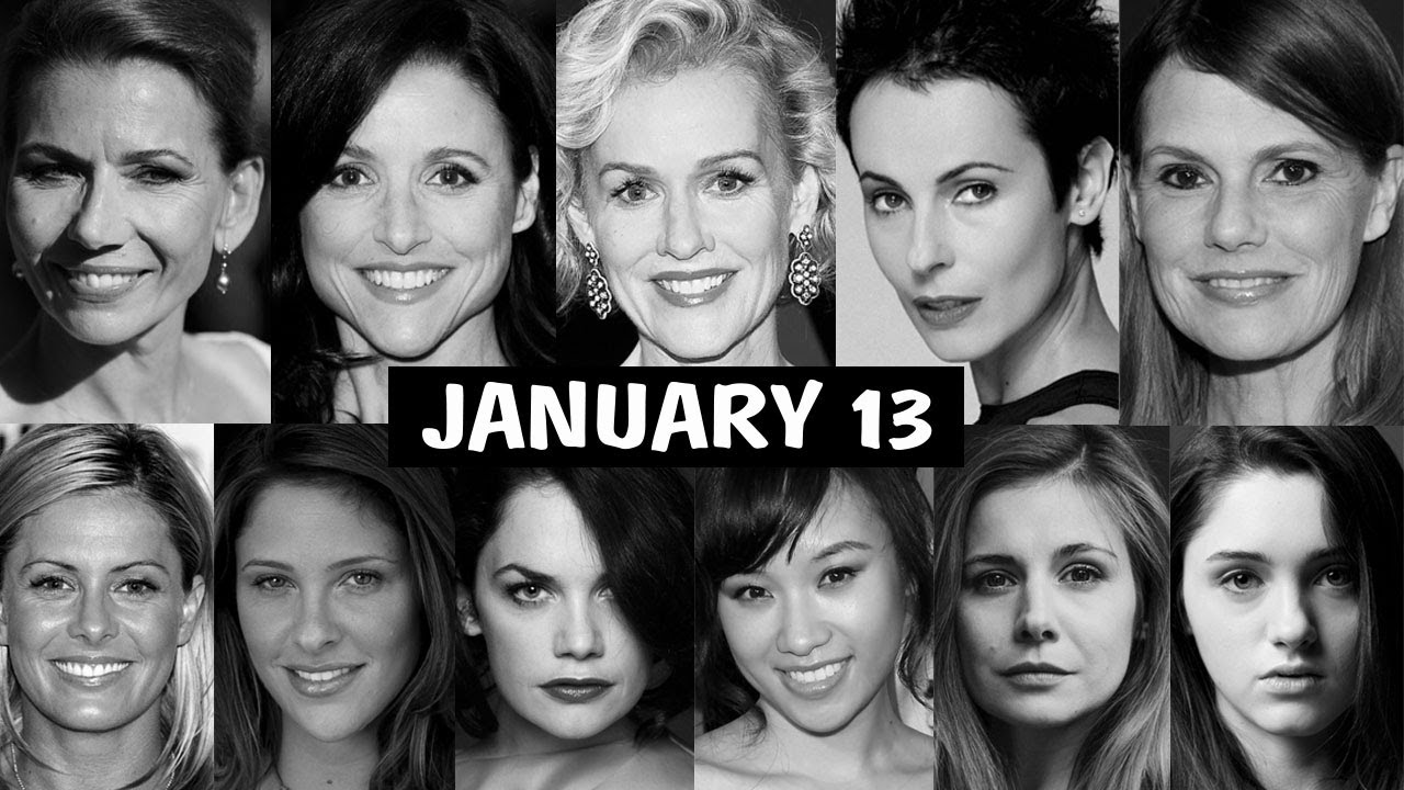 January 13 Famous BirthDays Celebrities